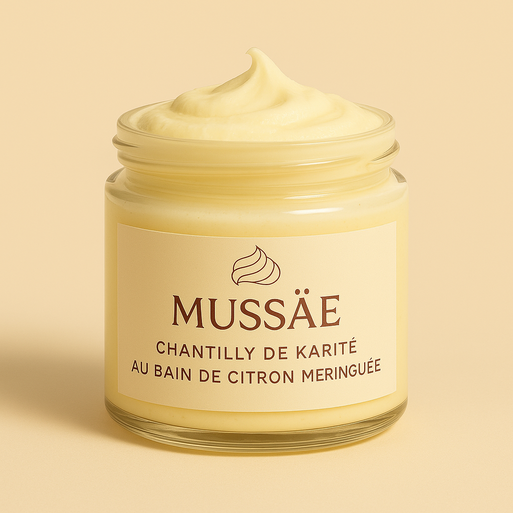 Chantilly de karité au bain de Citron meringuée